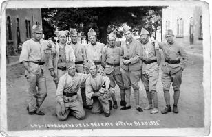 Ligne Maginot - 37° Regiment d'Infanterie de Forteresse - Les courageux de la réserve  -
Photo prise au Camp de Bitche en 1936