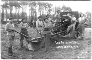 Ligne Maginot - BITCHE - (Camp de sureté) - Les as du 1er tube
Artilleurs au camp de Bitche en 1922