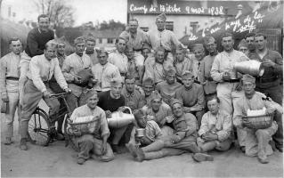 Ligne Maginot - 168° Régiment d'Infanterie de Forteresse - La 6° Cie au pays de la Soif
Soldats du 168° RIF - Photo prise au camp Bitche le 9 mai 1938
