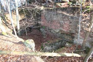Ligne Maginot - PHILIPPSBOURG (154°RIF - 1/168°RAP) - (PC de Sous-Secteur) -  Entrées ouest du PC                                               