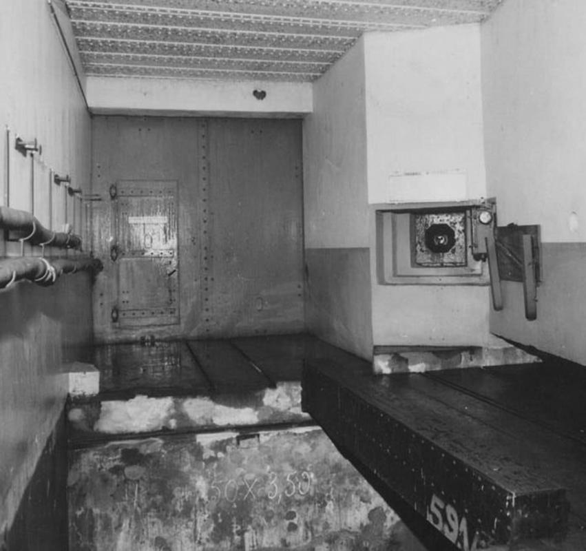 Ligne Maginot - SIMSERHOF - (Ouvrage d'artillerie) - L'entrée munitions dans les années 50-60