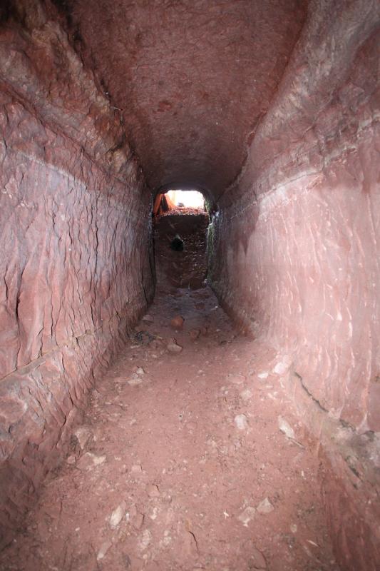 Ligne Maginot - PHILIPPSBOURG (154°RIF - 1/168°RAP) - (PC de Sous-Secteur) - Accès à la galerie de sureté                           
