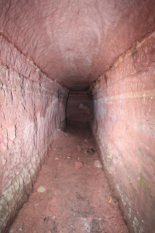 Ligne Maginot - PHILIPPSBOURG (154°RIF - 1/168°RAP) - (PC de Sous-Secteur) - Accès à la galerie de sureté                             
