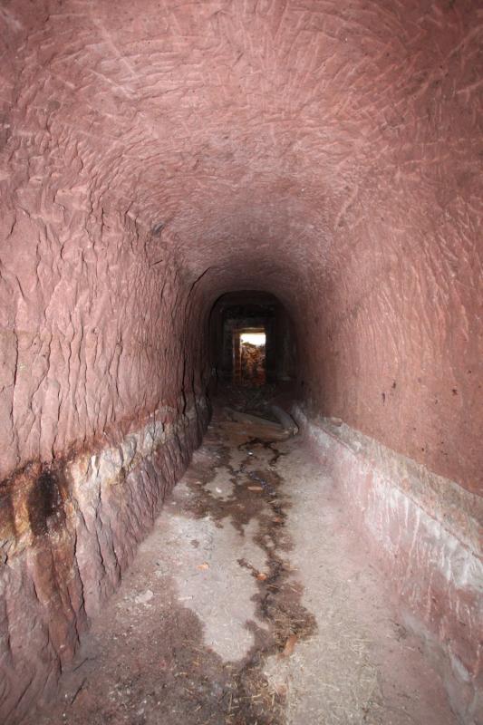 Ligne Maginot - PHILIPPSBOURG (154°RIF - 1/168°RAP) - (PC de Sous-Secteur) - Accès à la galerie de sureté                                         