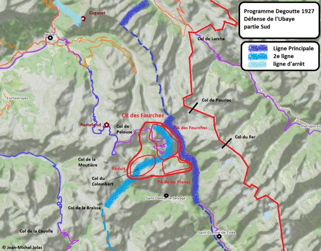 Ligne Maginot - Programme Degoutte - Les Fourches -   