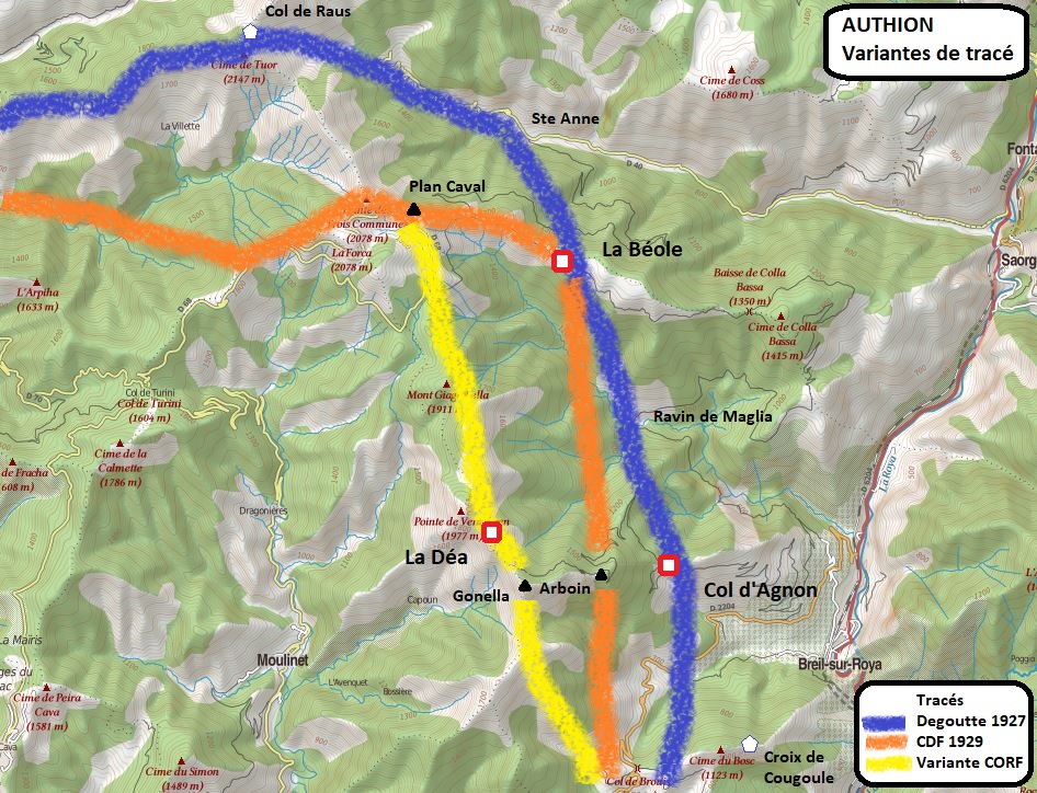 Ligne Maginot - Massif des Alpes - Authion -   