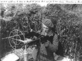 Ligne Maginot - HOCHWALD - (Ouvrage d'artillerie) - Poste de DCA installé sur les dessus prés du bloc 6 servi par le MDL Mesnier