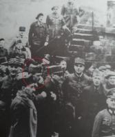 Ligne Maginot - Burtaire prisonnier -  Le général Burtaire prisonnier avec d'autres généraux.
