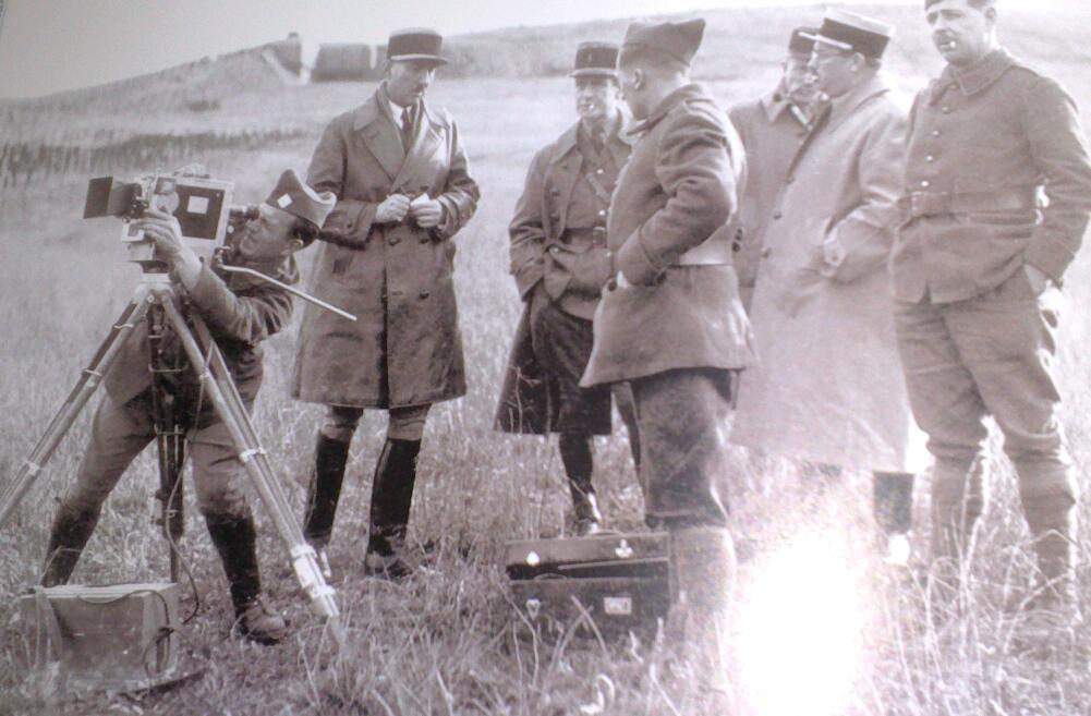 Ligne Maginot - HACKENBERG - A19 - (Ouvrage d'artillerie) - Tournage d'un film de propagande par l'armée française - Inconnu