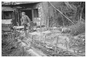 Ligne Maginot - B549 - AMFROIPRET - (Blockhaus pour canon) - Photo allemande du blockhaus 