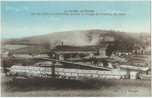Ligne Maginot - Aciéries et Forges de Firminy - L’usine hydraulique de Saint-Chély-d’Apcher 
Carte postale