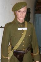 Ligne Maginot - Sergent 75e BAF - Uniforme d'un sergent du 75e BAF - Musée Hackenberg
Le béret porté n'est pas conforme à la tenue.