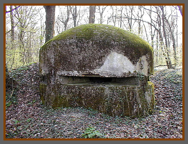 Ligne Maginot - MITTELBUSCH - (Observatoire d'artillerie) - Le créneau d'observation