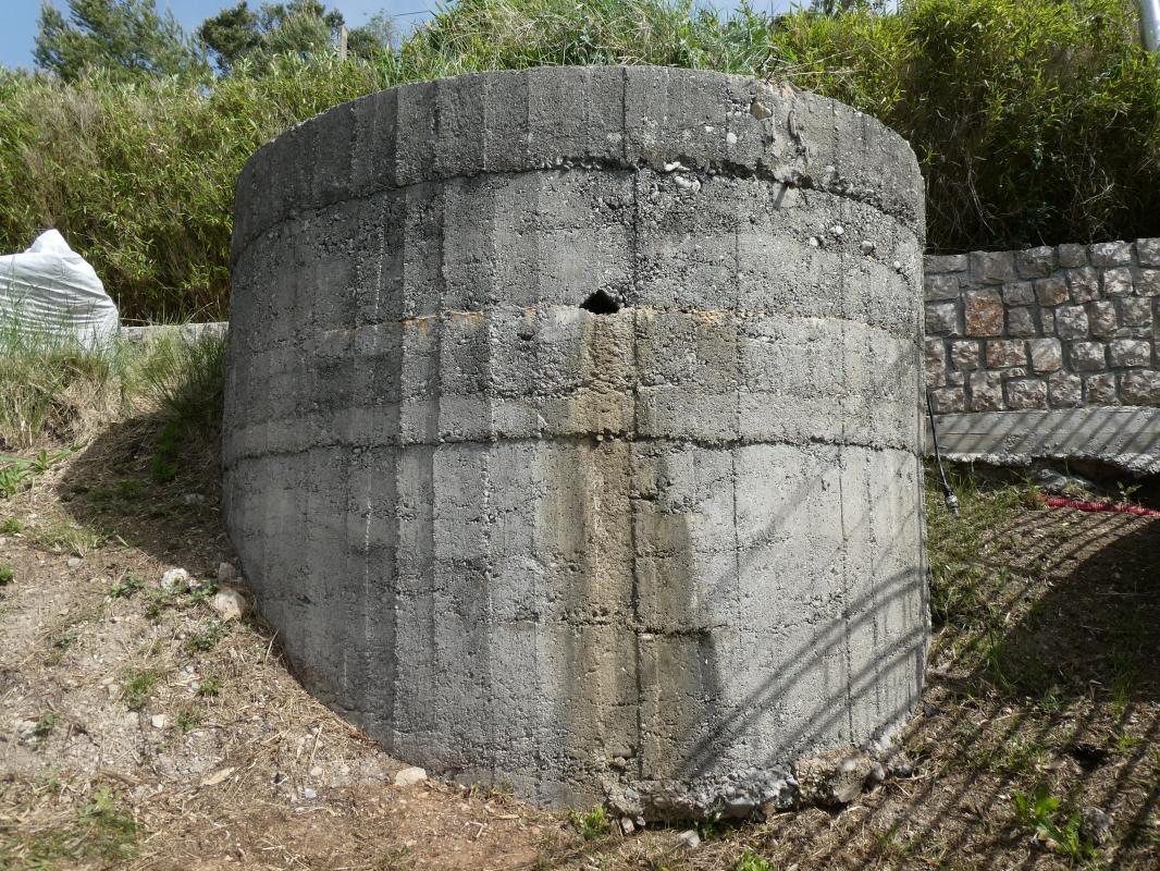 Ligne Maginot - EZE GRANDE CORNICHE - (Cuve pour arme d'infanterie) - 