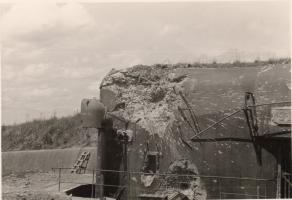 Ligne Maginot - BINING - (Casemate d'infanterie) - La casemate après les combats