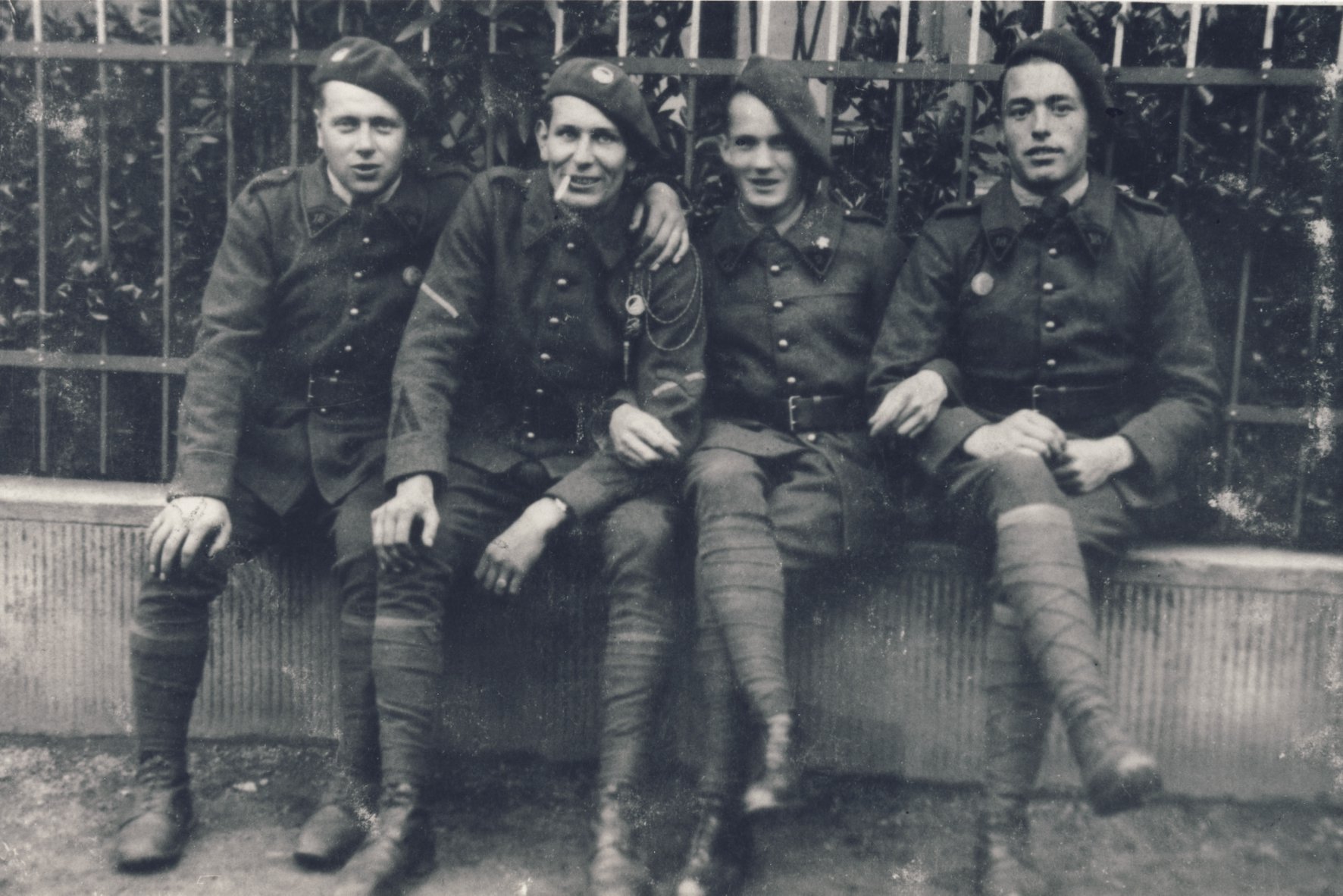 Ligne Maginot - 168° RIF - Hommes du 168° RIF 8° CEO
Le soldat Dubois à gauche de la photo