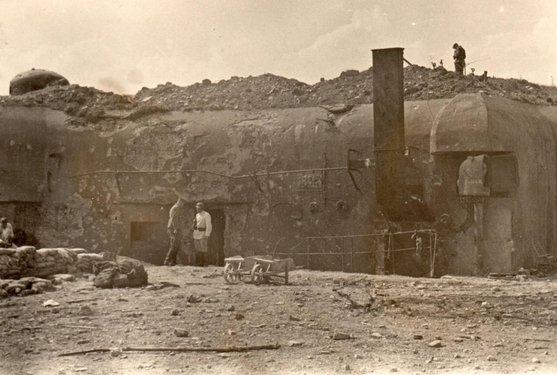 Ligne Maginot - WELSCHHOF - (Ouvrage d'infanterie) - Le bloc 1 après les combats