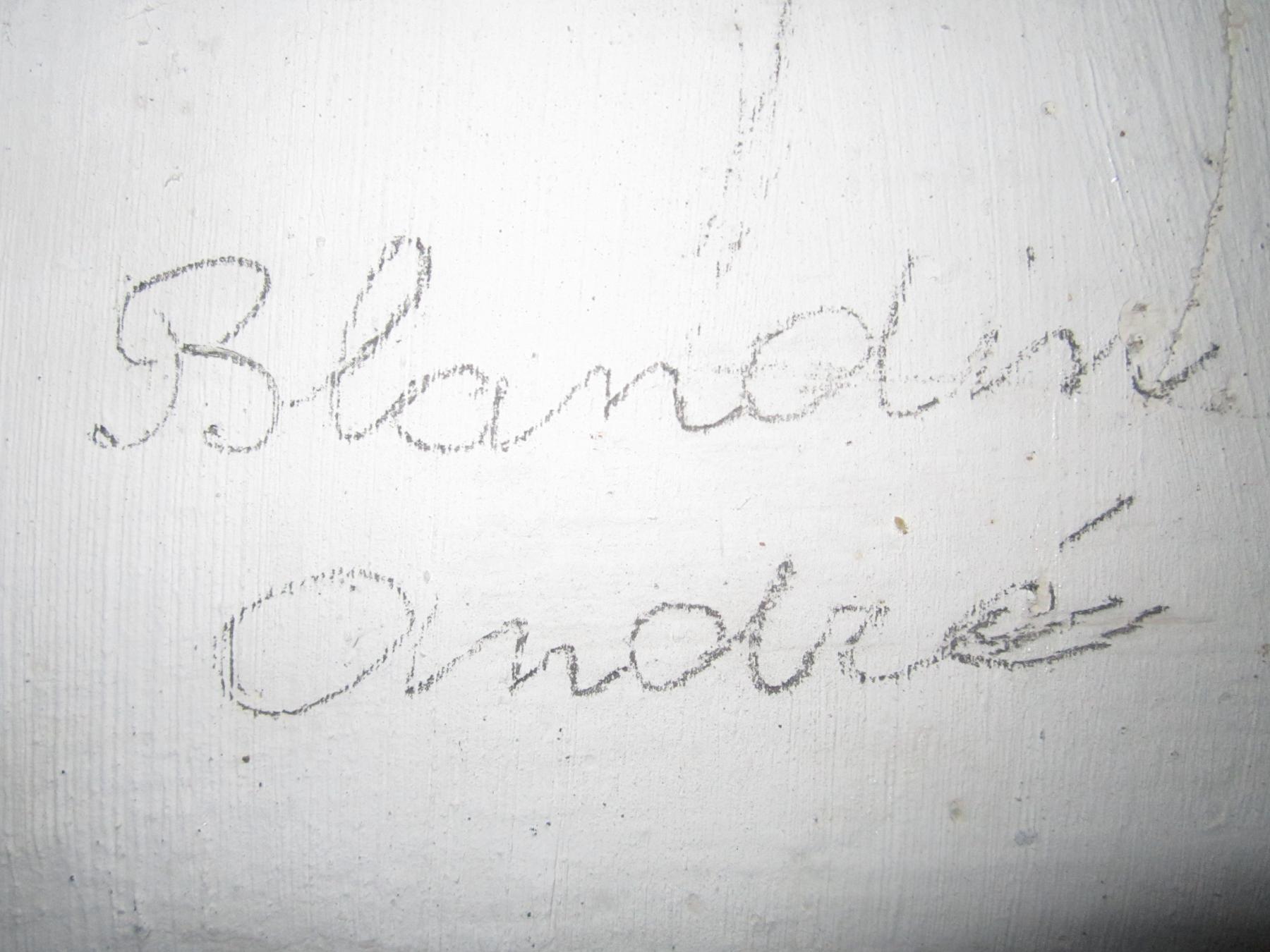 Ligne Maginot - UHRICH - HOCHE (1° BON 237° RI) - (PC de Sous-Quartier) - Casemate gauche
Graffiti français