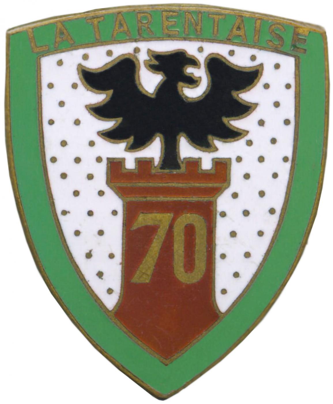 Ligne Maginot - Insigne du 70° BAF - Insigne du 70° BAF pendant la campagne de 40