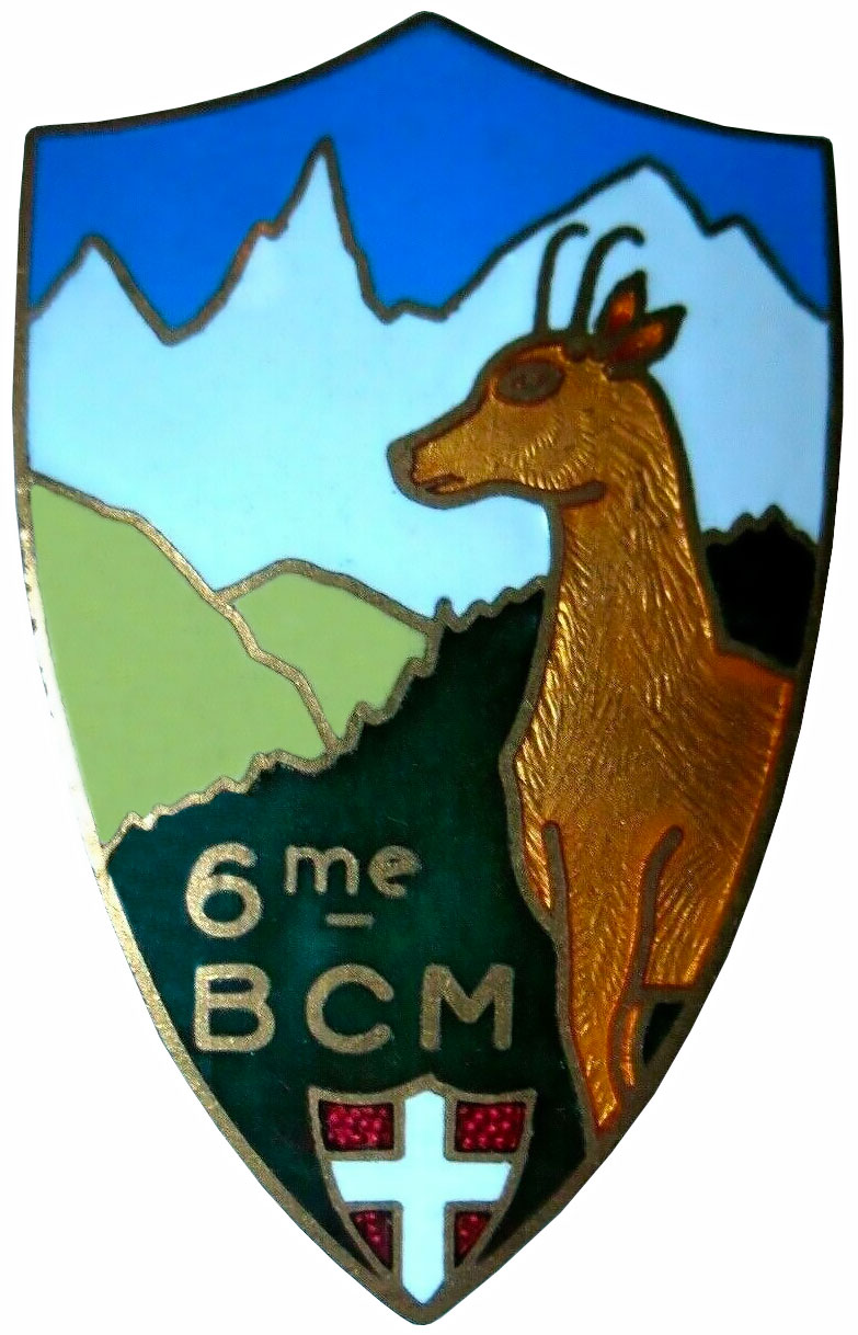 Insigne du 6° Bataillon de Chasseurs Mitrailleurs