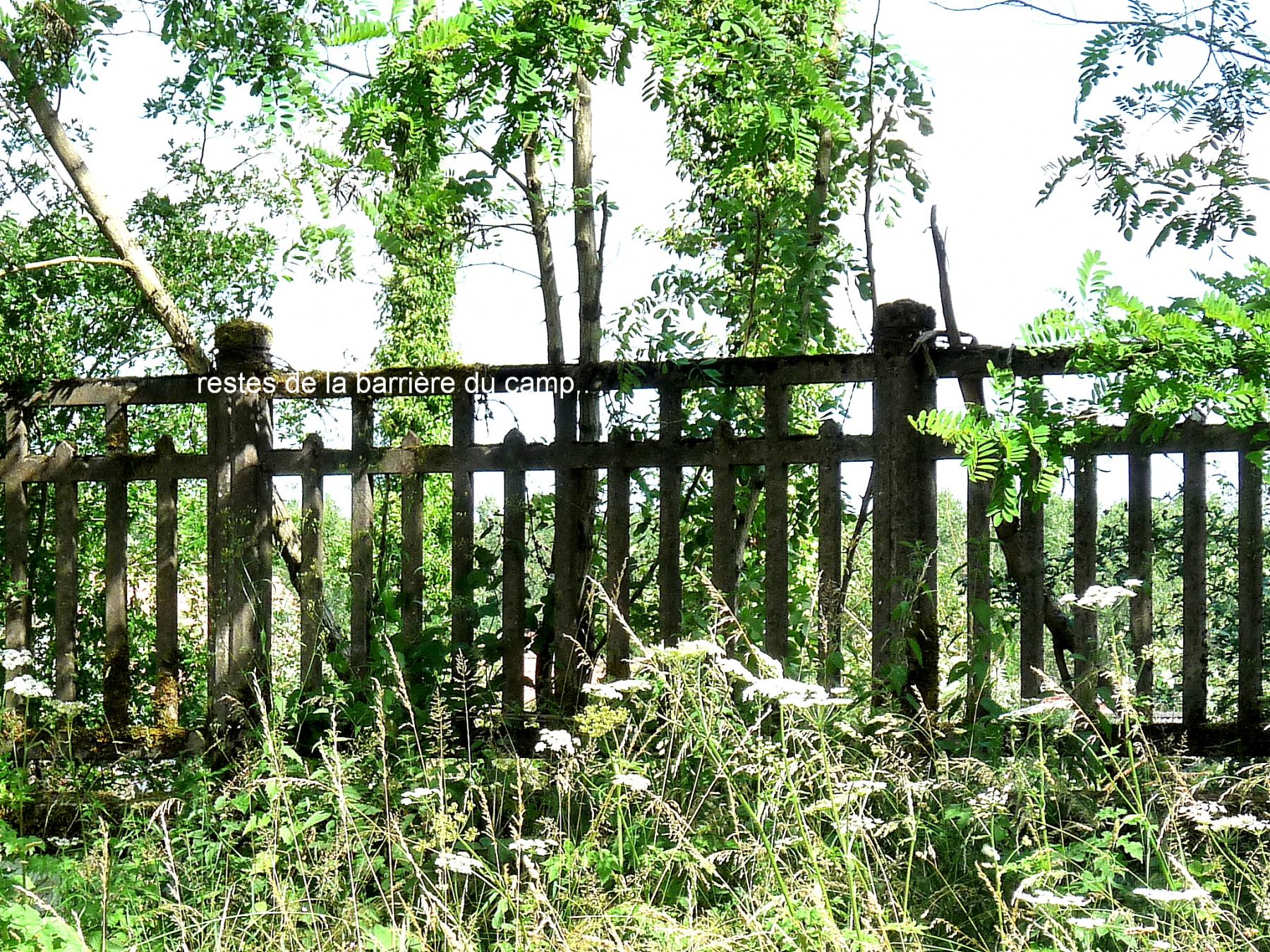 Ligne Maginot - LUDELANGE - (Camp de sureté) - Restes de la barrière du camp
