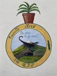 Ligne Maginot - BARBONNET - FORT SUCHET - (Ouvrage d'artillerie) - Peinture murale dans la caserne 
(Restaurée)
