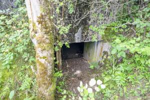 Ligne Maginot - B32 - OYE-ET-PALLET - (Blockhaus pour arme infanterie) - L'entrée pour le matériel