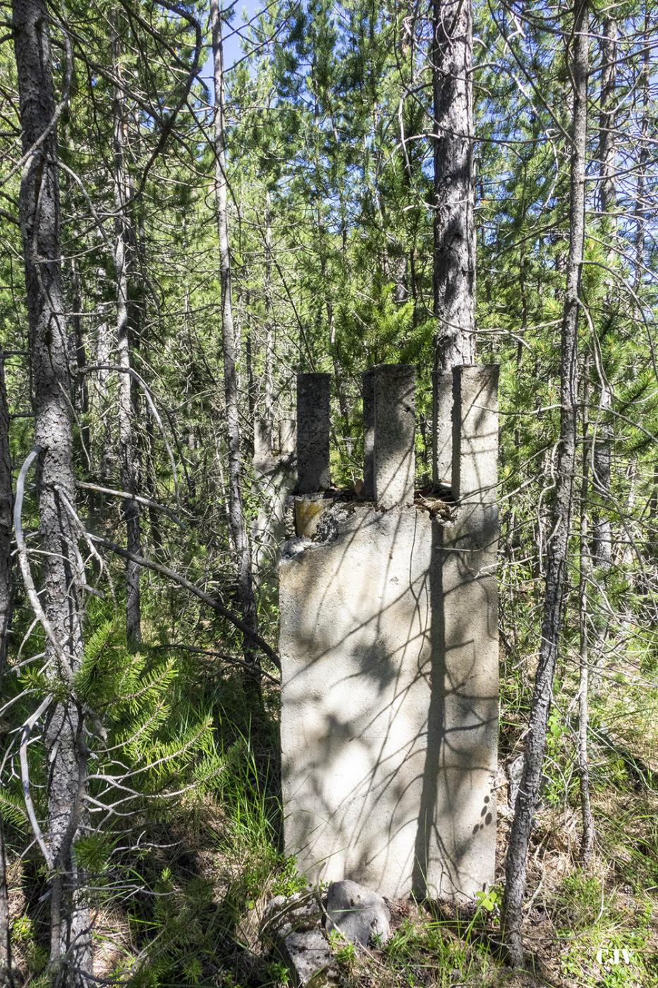 Ligne Maginot - LA PINATELLE SUD - (Abri) - La cheminée - Lia VERMEULEN