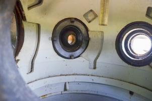 Ligne Maginot - 112 - BETTLACH SUD - (Casemate d'infanterie - Double) - Cloche GFM.
Vue des embrasures