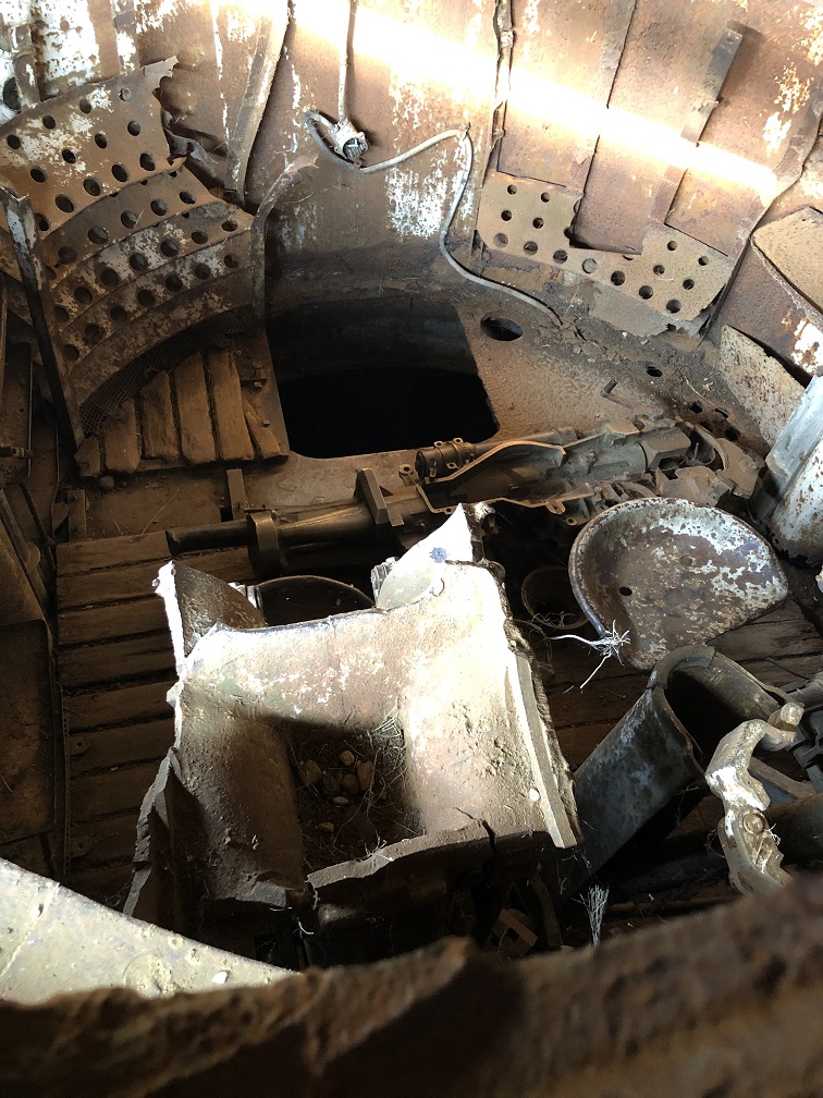 Ligne Maginot - LA FERTE - (Ouvrage d'infanterie) - Bloc 2
Etage supérieur de la tourelle pour deux armes mixtes