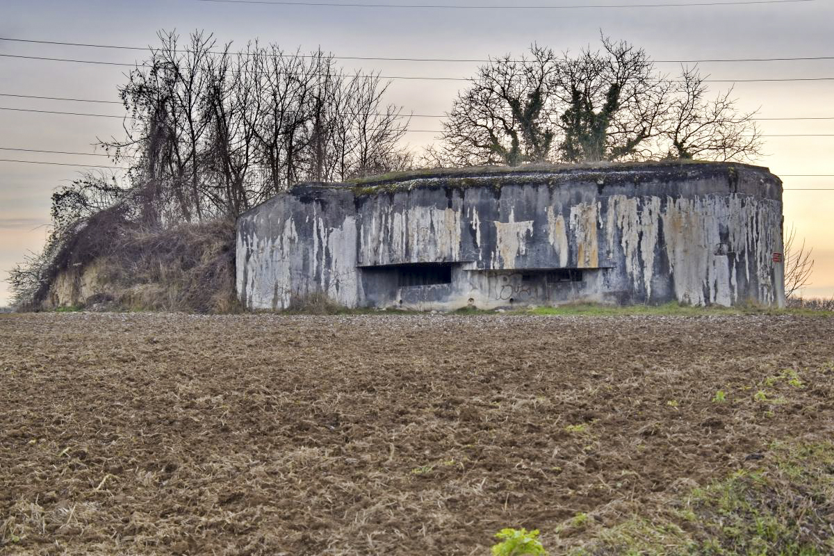 Ligne Maginot - 85 - HASELBERG - (Casemate d'infanterie - double) - Façade est