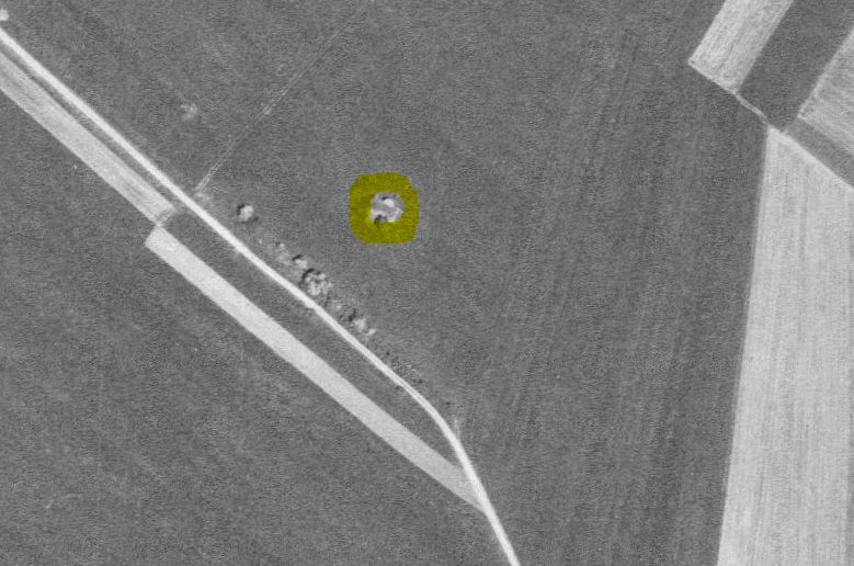 Ligne Maginot - DEHLINGEN NORD - (Central téléphonique d'observation) - Photo aérienne - IGN