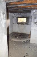 Ligne Maginot - LINSDORF OUEST - (Blockhaus pour canon) - Emplacement du canon sur affût crinoline.