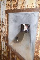 Ligne Maginot - WILLERHOF (BATTERIE DE) - (Position d'artillerie préparée) - Abri
Créneau de tir FM de droite avec entrée de câble