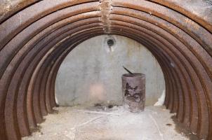 Ligne Maginot - WILLERHOF (BATTERIE DE) - (Position d'artillerie préparée) - Encuvement 2
Intérieur de la soute de gauche