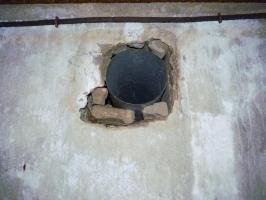 Ligne Maginot - BIESENBERG 6 - (Blockhaus pour arme infanterie) - Le tuyau de ventilation