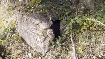 Ligne Maginot - Cuve à mortier de la SERPE - soute (?) attenante
