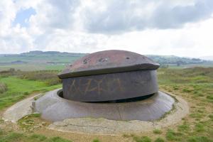 Ligne Maginot - LA FERTE - (Ouvrage d'infanterie) - Bloc 2
Tourelle pour deux AM
Le camouflage est encore visible sur cette photo