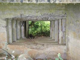Ligne Maginot - SAINT WALFROY OUEST - (Blockhaus pour canon) - Créneau AC avec entrée AC à l’arrière