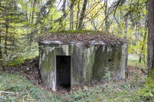 Ligne Maginot - C10 - (Blockhaus pour arme infanterie) - Vue sur l'entrée