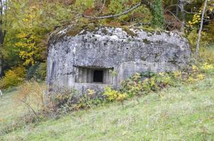 Ligne Maginot - GRAND KOHLBERG NORD - (Blockhaus pour arme infanterie) - Vue sur le créneau mitrailleuse