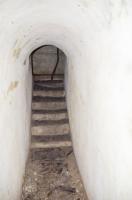 Ligne Maginot - HUTTINGUE (Ouvrage d'infanterie) - Vue de l'escalier donnant accès à la coupole Ouest.
