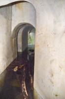 Ligne Maginot - HUTTINGUE (Ouvrage d'infanterie) - Vue sur la sortie Est - Au fond la porte donnant sur le puits de sortie