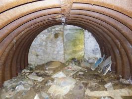 Ligne Maginot - EUILLY (2°BON 136°RIF) - (PC de Quartier) - Vers l'entrée