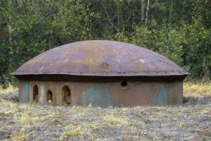 Ligne Maginot - SCHIESSECK - (Ouvrage d'artillerie) - Bloc 7
Tourelle de 75