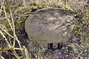 Ligne Maginot - 7/1 - PONT RAIL DE CHALAMPE SUD - (Abri) - Cloche vue du dessus