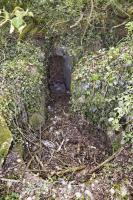 Ligne Maginot - BLODELSHEIM OUEST 1 - (Blockhaus pour arme infanterie) - Puits de la coupole et son couloir d'accès. En face l'entrée nord