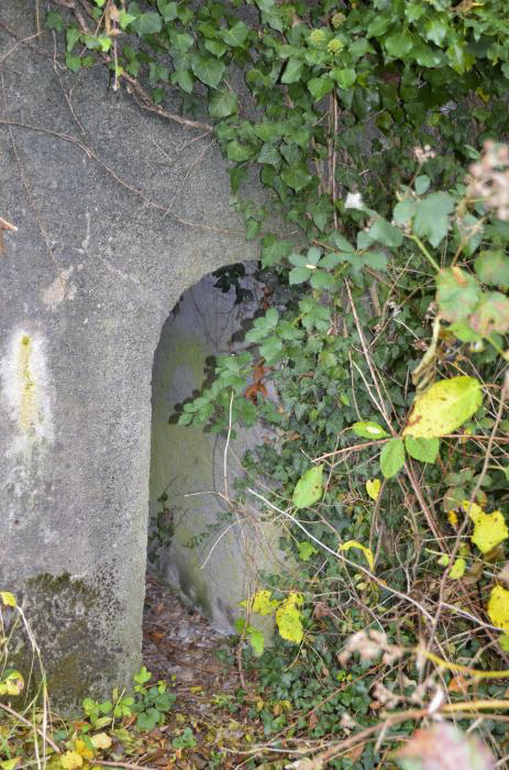 Ligne Maginot - MITTLERE AU OUEST - (Blockhaus pour arme infanterie) - Entrée du blockhaus.
Il semble que cet blockhaus n'a jamais eu de porte. Aucune charnière ni emplacement de celle-ci son visible. - D. Froehly