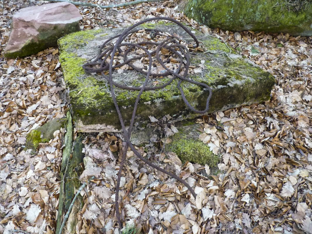 Ligne Maginot - BIESENBERG - OBS AVANCé - (Observatoire d'artillerie) - La dalle d'obturation de l'observatoire - Aditus
