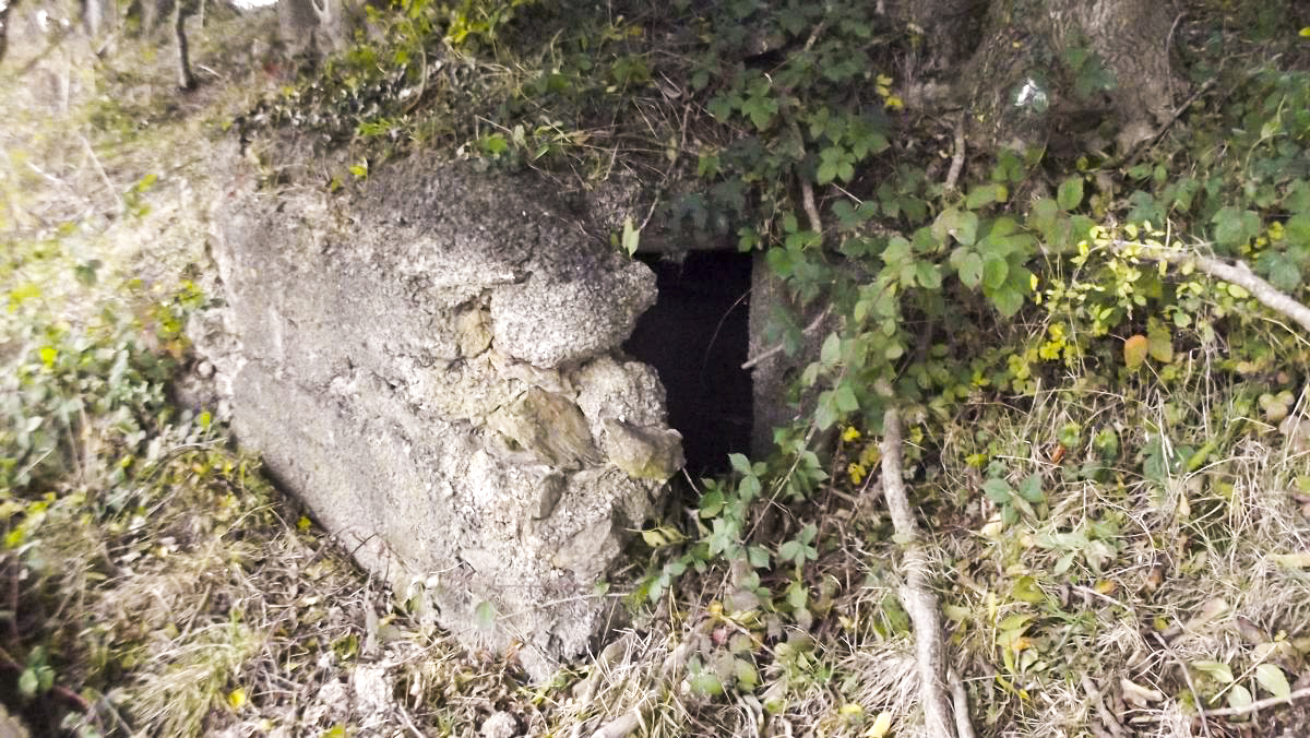 Ligne Maginot - Cuve à mortier de la SERPE - soute (?) attenante